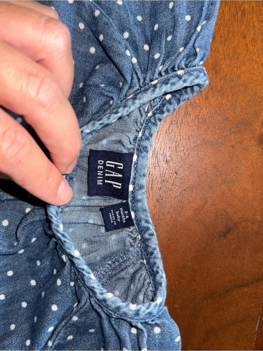 GAP Blue Polka Dot Girls Dress